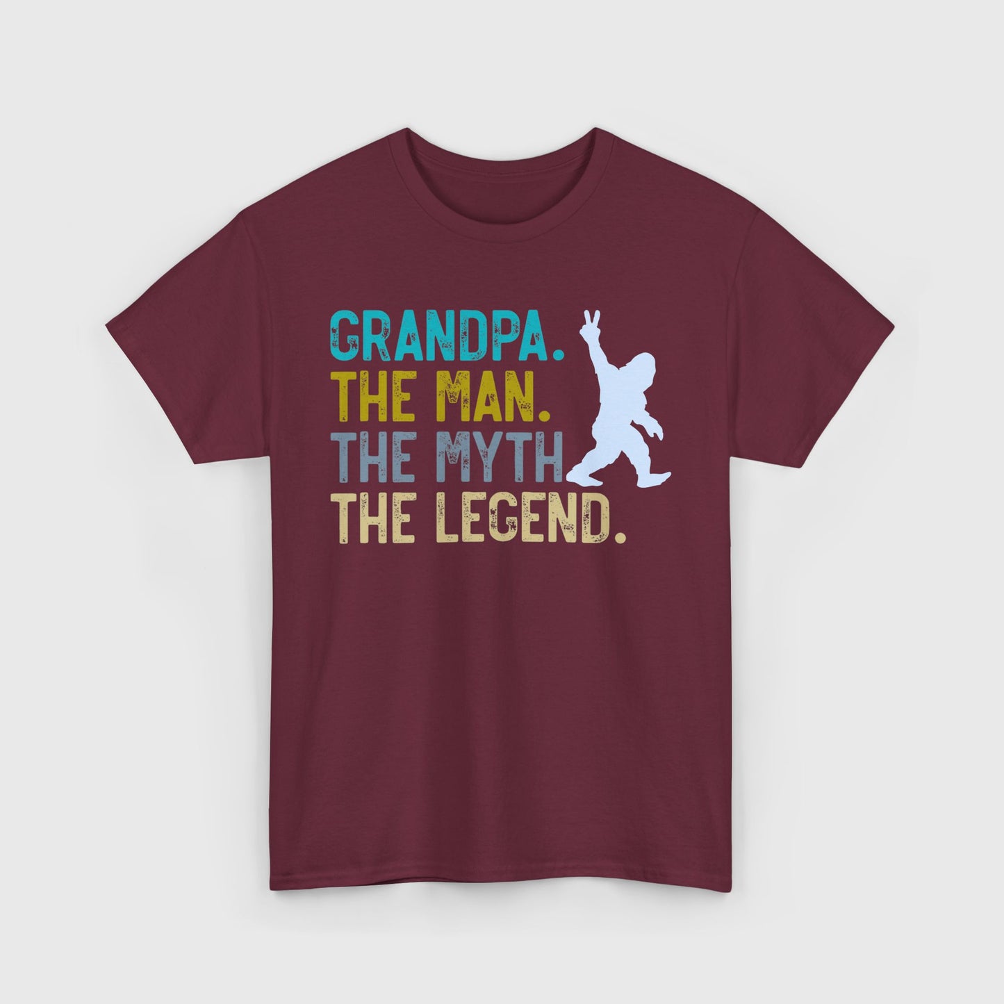 The Grandpa Legend Tee – Funny Bigfoot T-Shirt for Men