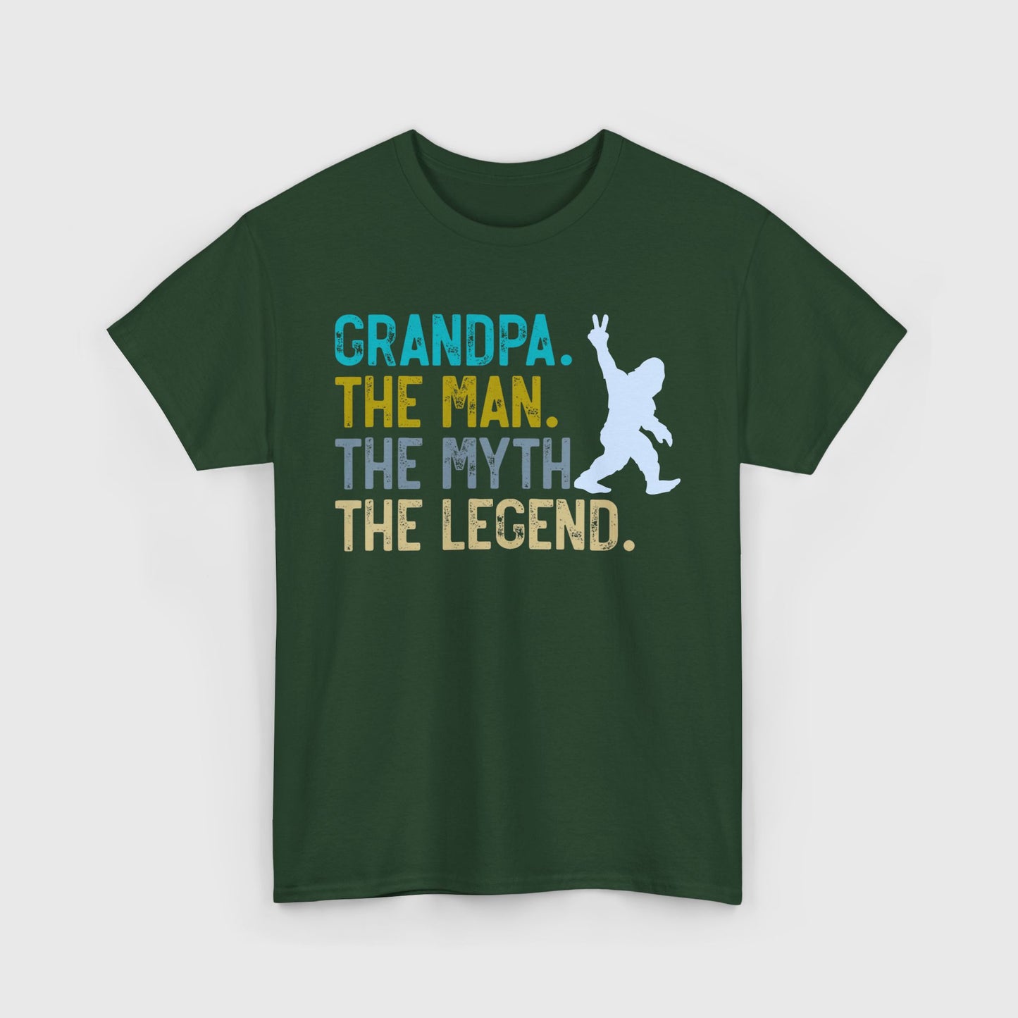 The Grandpa Legend Tee – Funny Bigfoot T-Shirt for Men