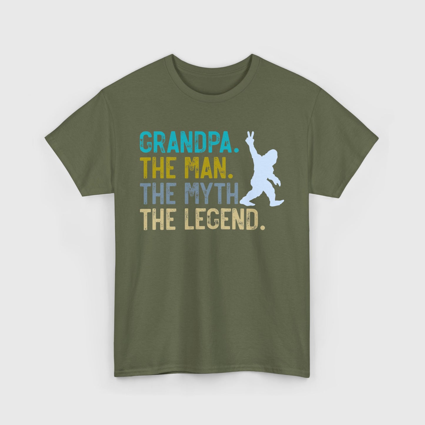 The Grandpa Legend Tee – Funny Bigfoot T-Shirt for Men
