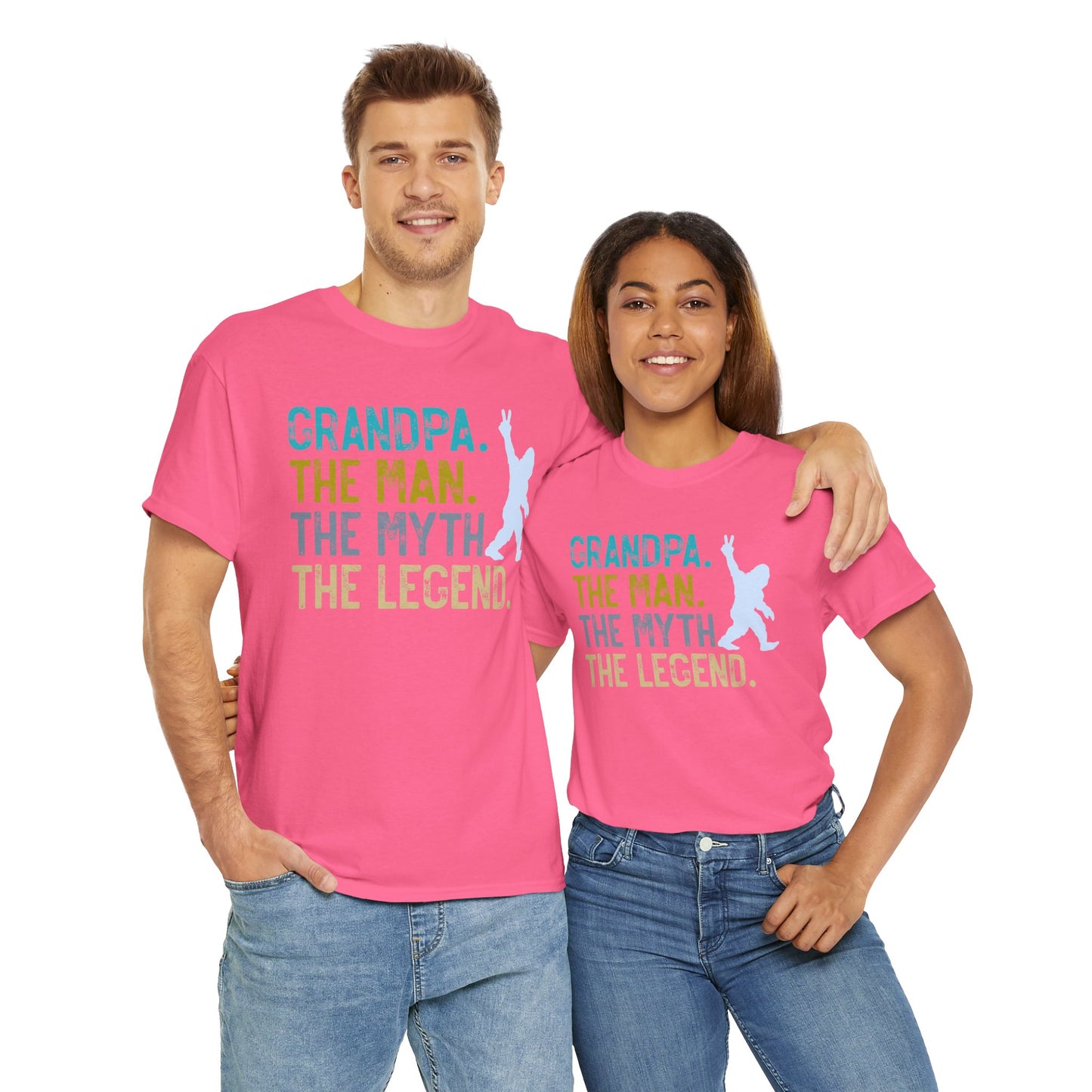 The Grandpa Legend Tee – Funny Bigfoot T-Shirt for Men