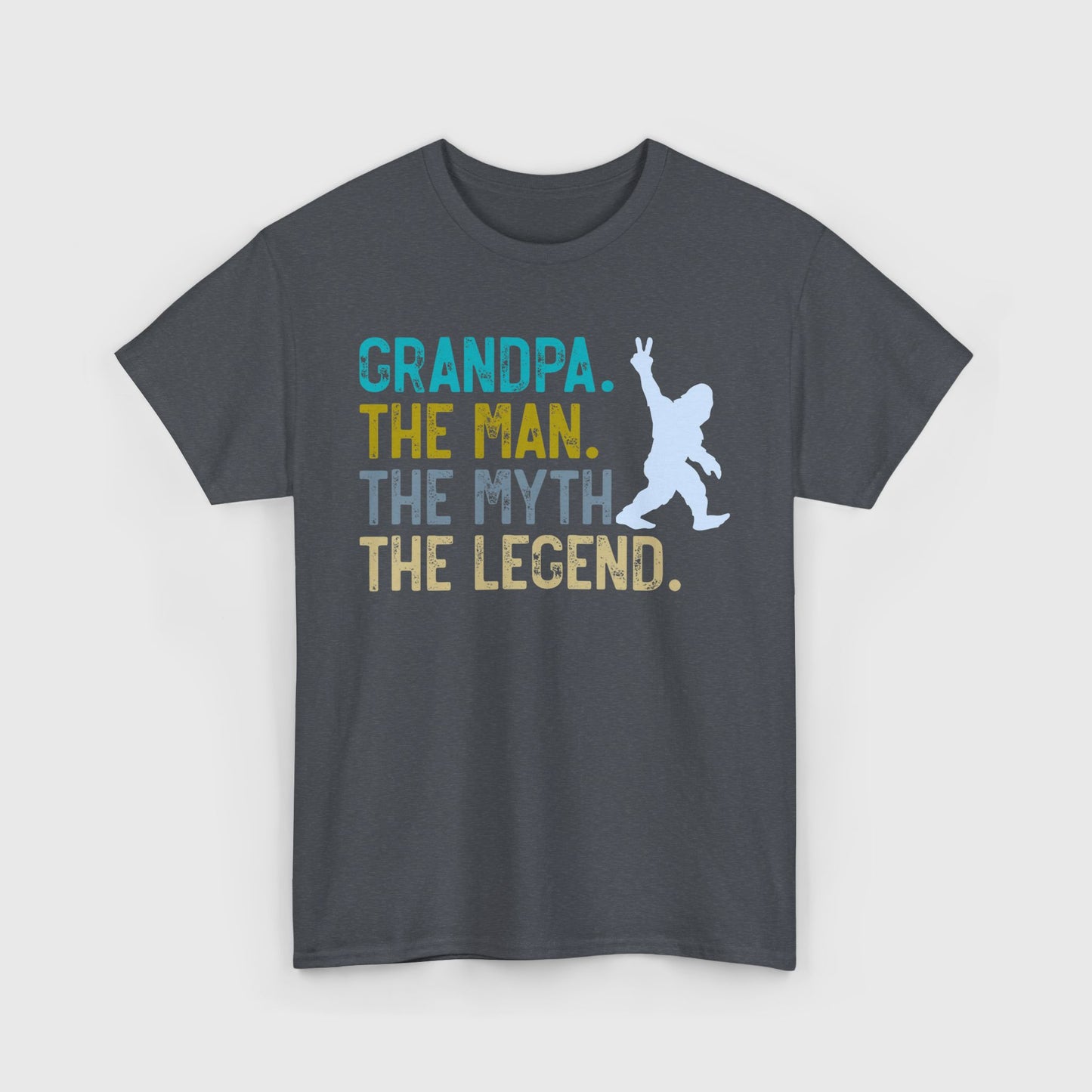The Grandpa Legend Tee – Funny Bigfoot T-Shirt for Men