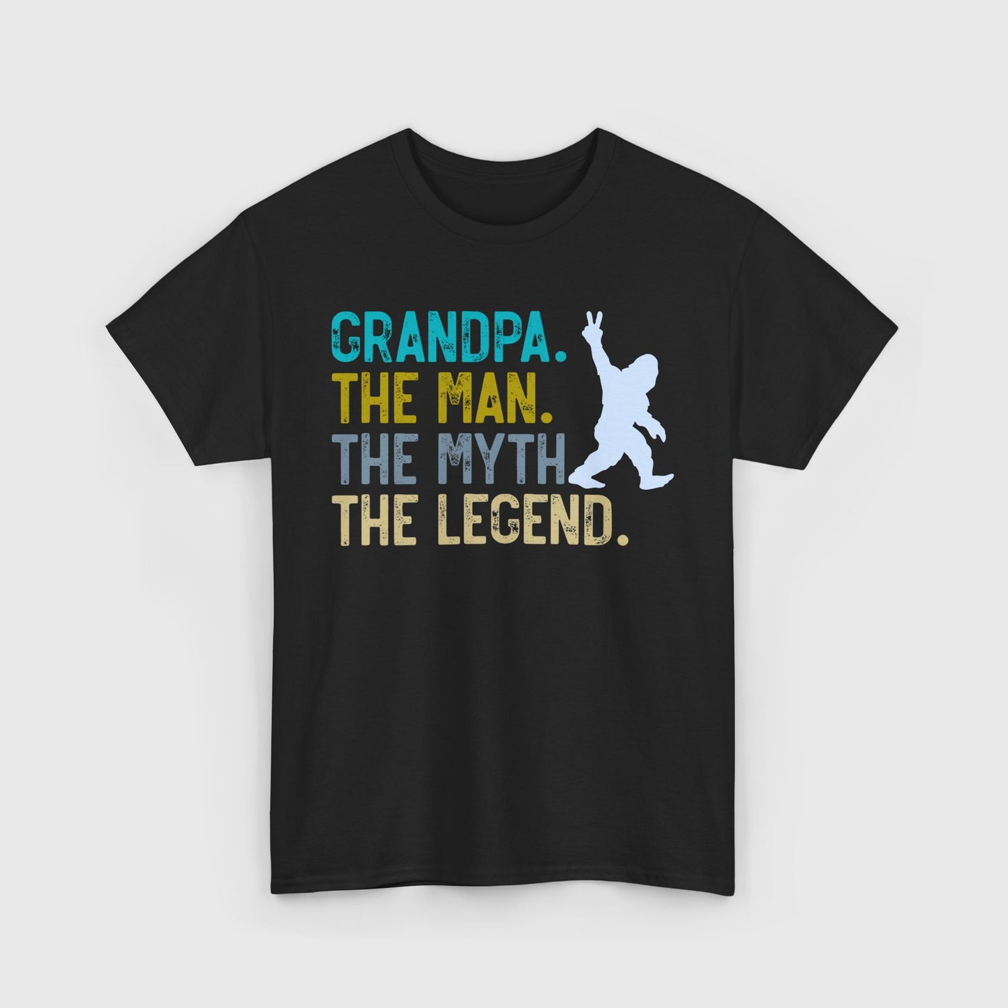 The Grandpa Legend Tee – Funny Bigfoot T-Shirt for Men