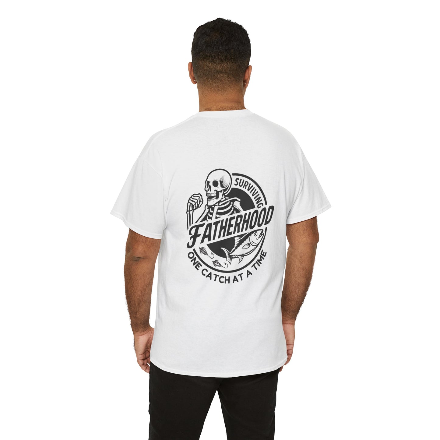 Funny Dad Shirt – Surviving Fatherhood One Catch at a Time
