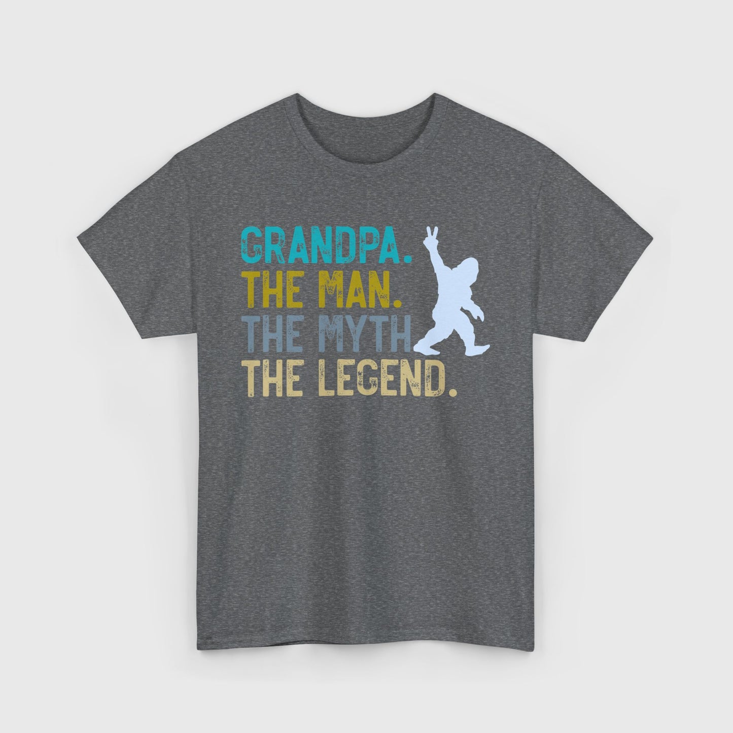 The Grandpa Legend Tee – Funny Bigfoot T-Shirt for Men