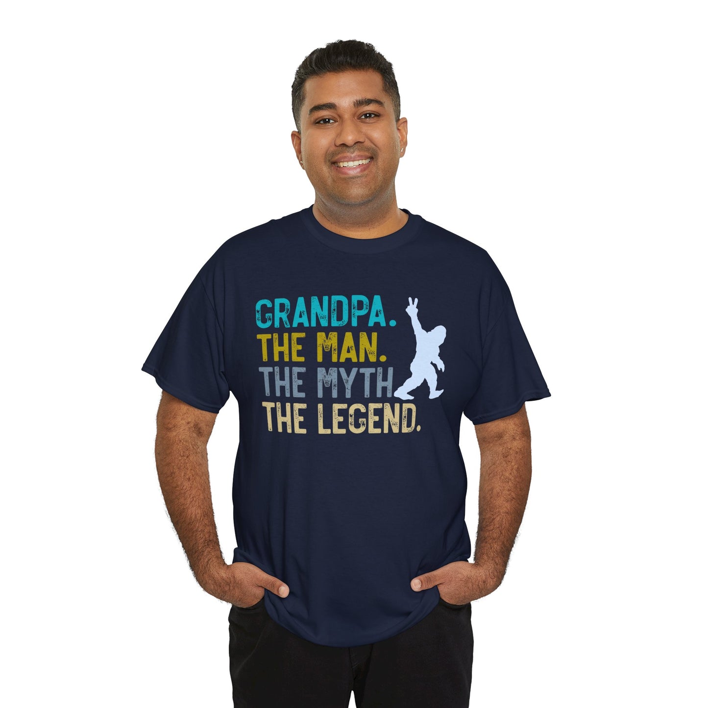The Grandpa Legend Tee – Funny Bigfoot T-Shirt for Men