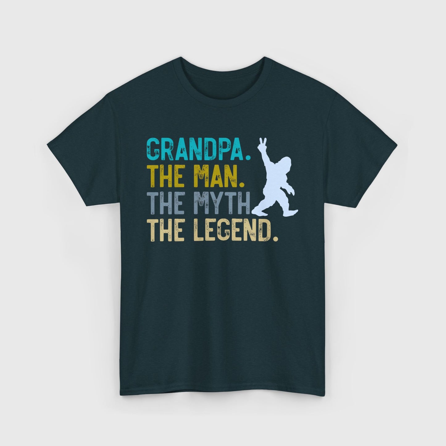 The Grandpa Legend Tee – Funny Bigfoot T-Shirt for Men