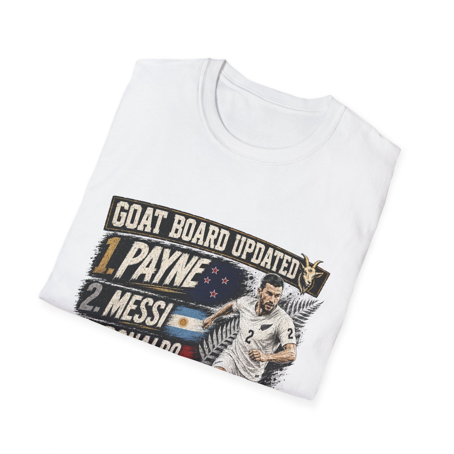 Tim Payne World Cup 2026 GOAT Supporter Tee | Unisex New Zealand Football Fan Shirt