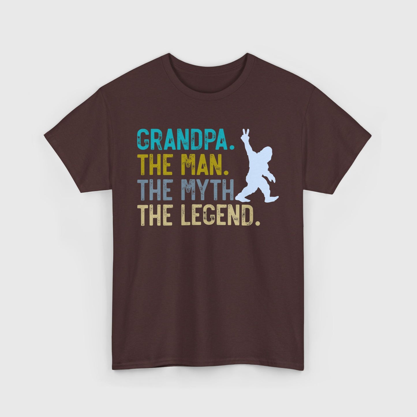 The Grandpa Legend Tee – Funny Bigfoot T-Shirt for Men