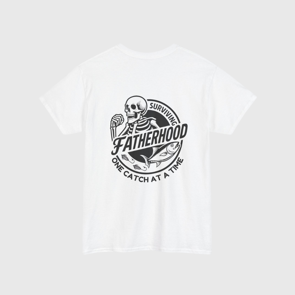 Funny Dad Shirt – Surviving Fatherhood One Catch at a Time